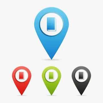 Vector book pointers Stock Illustration