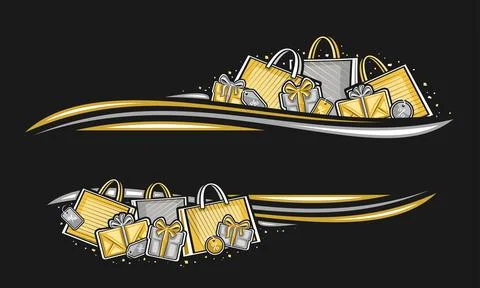 Vector border for Black Friday Stock Illustration