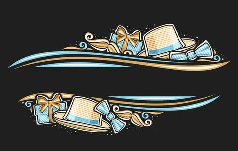 Vector border for Father's Day Stock Illustration