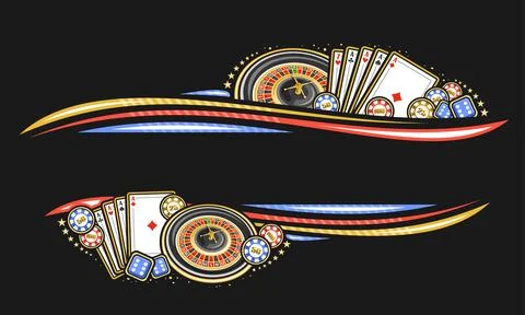 Vector border for Gamble Stock Illustration