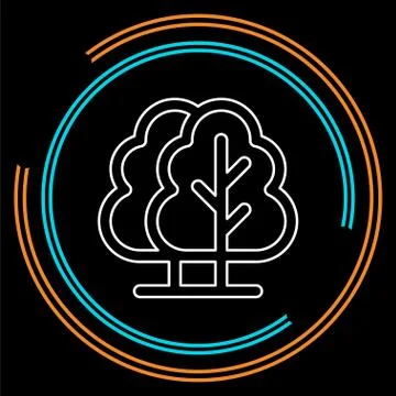 Vector Botany forest abstract - green nature leaf Stock Illustration