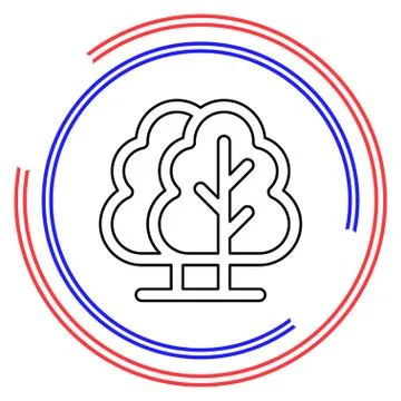 Vector Botany forest abstract - green nature leaf Stock Illustration