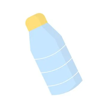 Vector Bottle of water icon in flat style . Stock Illustration
