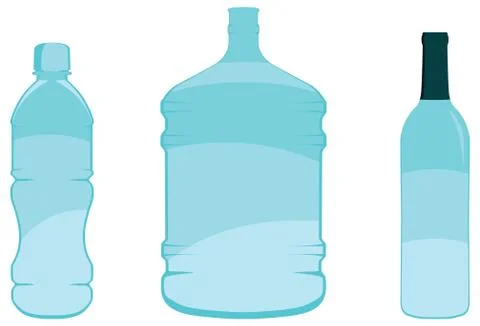 Vector Bottles Stock Illustration