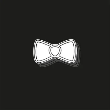 Vector Bow illustration icon Stock Illustration