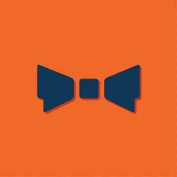 Vector bow-tie icon Stock Illustration