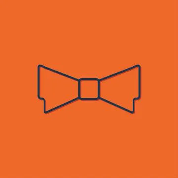 Vector bow-tie icon Stock Illustration