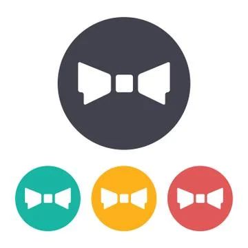 Vector bow-tie icon Stock Illustration
