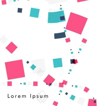 Vector box backgrounds with pastel colors , Abstract background vector can be Illustrazione stock