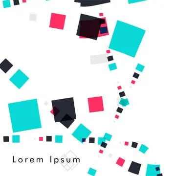 Vector box backgrounds with pastel colors , Abstract background vector can be Illustrazione stock
