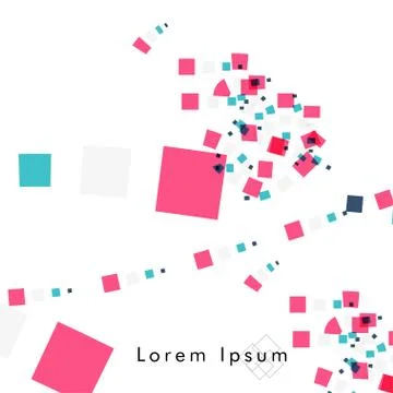 Vector box backgrounds with pastel colors , Abstract background vector can be イラスト素材