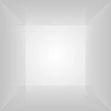 Vector box. Empty interior space. Photobox Illustrazione stock