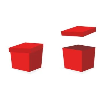 Vector box for your ideas Stock Illustration