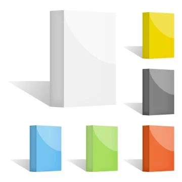 Vector boxes set Stock Illustration