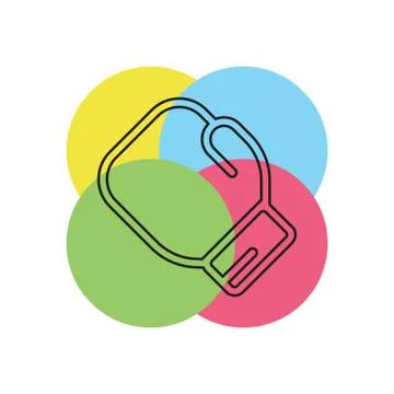 Vector boxing glove, boxing icon, punch symbol Stock Illustration