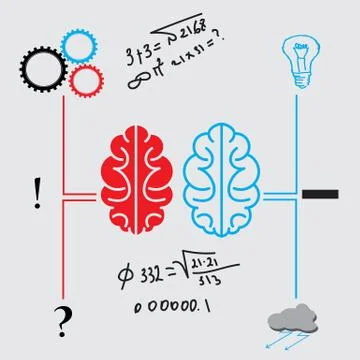 Vector brain Stock Illustration