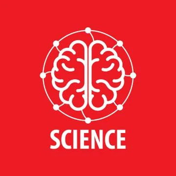 Vector brain logo Illustrazione stock