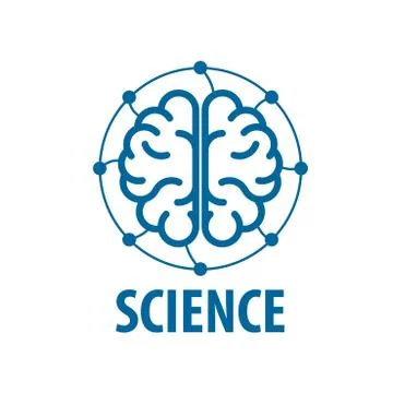 Vector brain logo Illustrazione stock