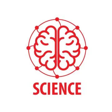 Vector brain logo Illustrazione stock