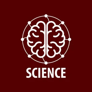 Vector brain logo Illustrazione stock