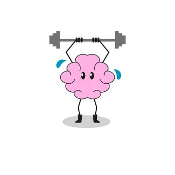 Vector brain training Stock Illustration