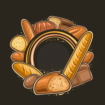 Vector Bread Frame Stockillustratie