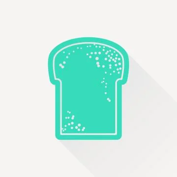 Vector bread icon Stock Illustration