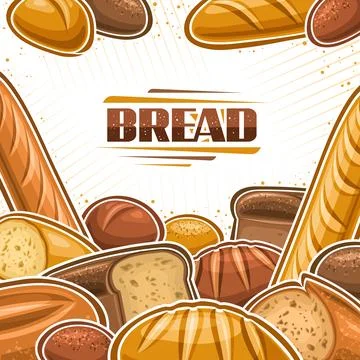 Vector Bread layout イラスト素材