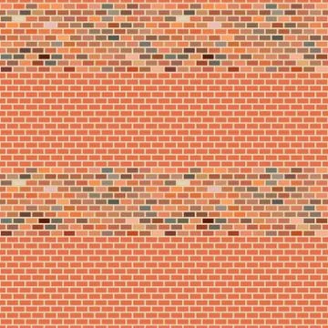Vector brick wall Illustrazione stock