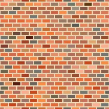 Vector brick wall Stock Illustration