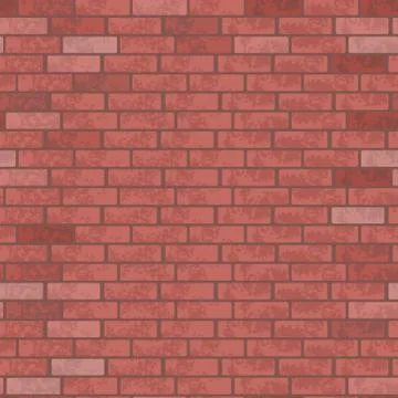 Vector Brick Wall Pattern 스톡 일러스트