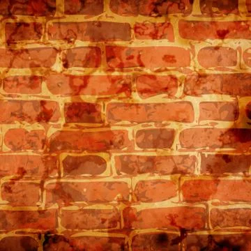 Vector brick wall texture illustration, brick wall pattern Stock Illustration