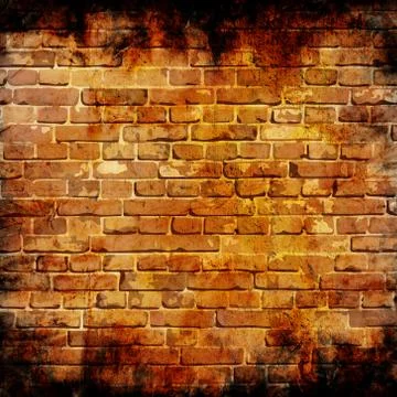 Vector brick wall texture illustration, brick wall pattern Foto stock