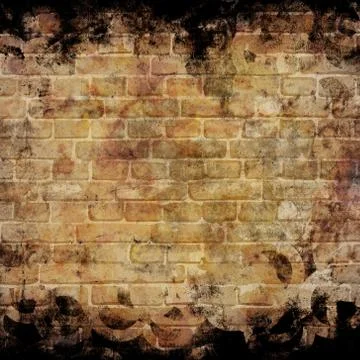 Vector brick wall texture illustration, brick wall pattern Foto stock