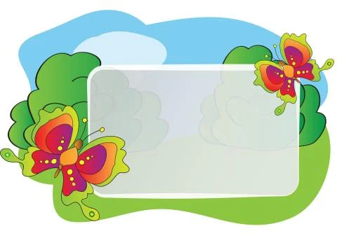 Vector bright frame? 库存插图