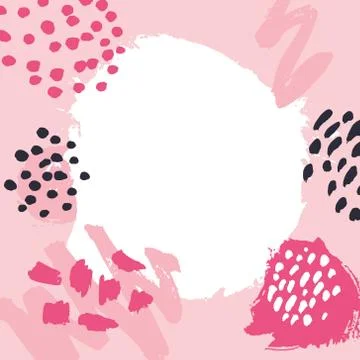 Vector bright frame with the text place. Stock Illustration