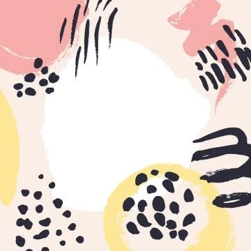 Vector bright frame with the text place. Stock Illustration