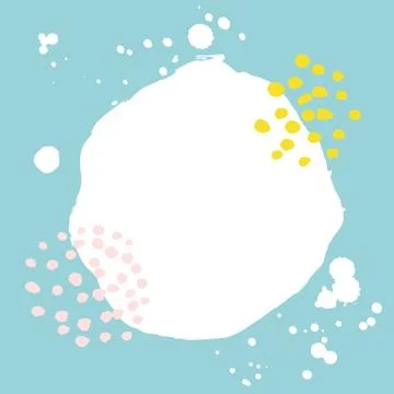 Vector bright frame with the text place. Stock Illustration