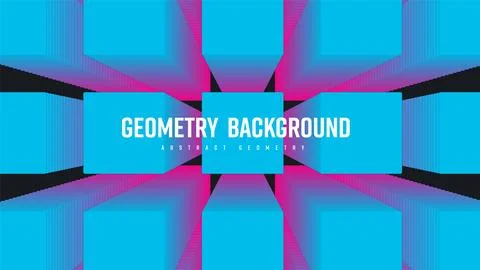 Vector bright illustration, geometric blend 3d gradient shapes, abstract de.. Stock Illustration