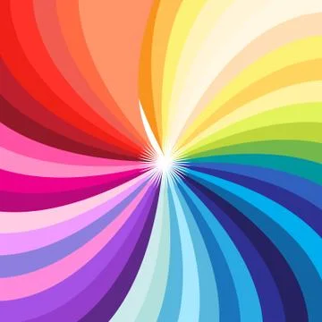 Vector bright multicolored palette of all colors Illustrazione stock