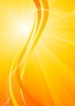 Vector bright orange background Stock Illustration