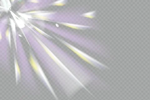 Vector Brightly Colorful Fireworks on the background of the night sky. Stock Illustration