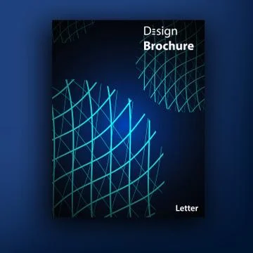 Vector brochure / booklet cover design templates collection A4 Stock-Illustration