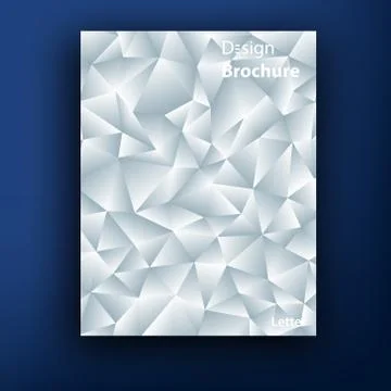 Vector brochure / booklet cover design templates collection A4 Illustrazione stock