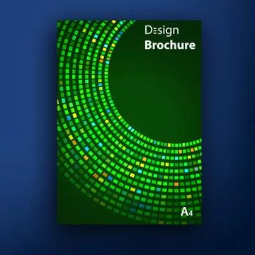 Vector brochure booklet cover design templates collection Stock-Illustration