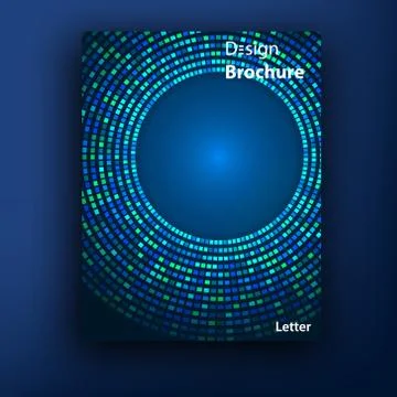 Vector brochure  booklet cover design templates collection Stock Illustration
