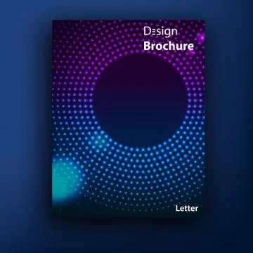 Vector brochure  booklet cover design templates collection Illustrazione stock