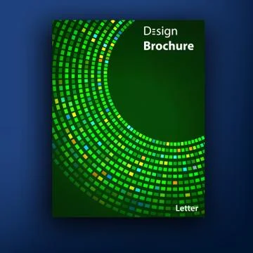 Vector brochure / booklet cover design templates collection Stockillustratie