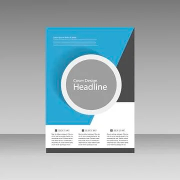 Vector Brochure Design Layout template Stock Illustration