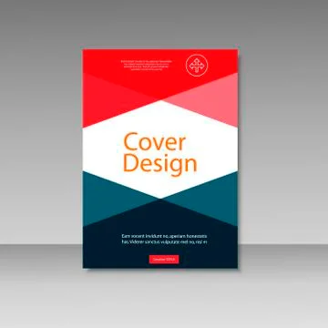 Vector brochure design template Stock Illustration